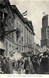 220610 Afbeelding van Germanicus in zijn zegewagen tijdens de maskeradeoptocht met als thema De triomftocht van ...